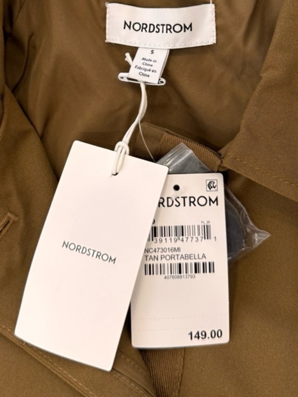 Nordstrom Women's Trench Coat - Chestnut - Picture 2 of 10